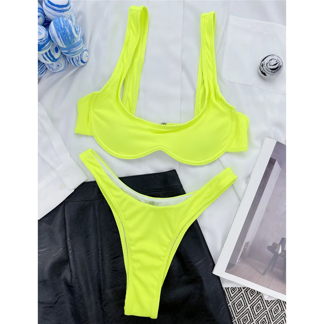 Sexy V-Bar-Bikini mit Bügel, Damen-Badeanzug, zweiteiliges Bikini-Set, brasilianischer Badeanzug, Badebekleidung für Damen, V2870 – Detail 29