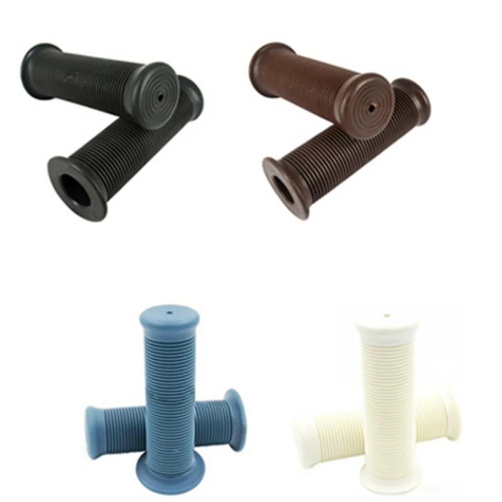 

1Pair Motorcycle Grip Tpr Rubber Non-Slip Comfortable Universal 22-48mm Shock Absorbing Ergonomic Design Thread Surface Grey