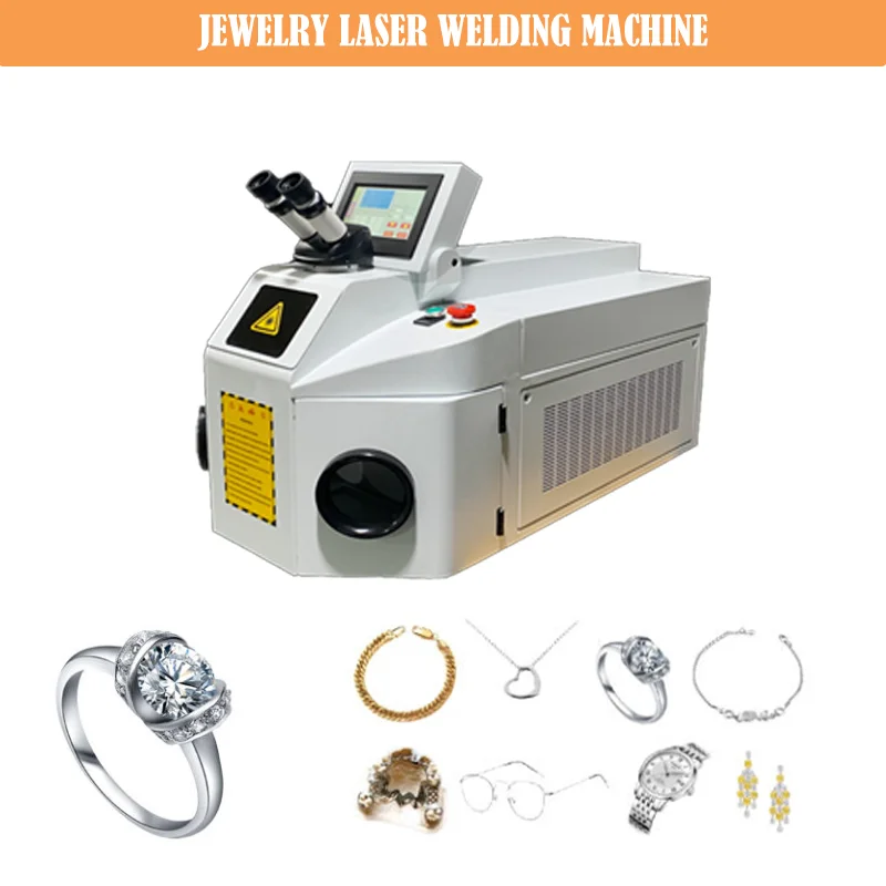 HJYC Portable 100W/200W Mini Welding Machine for Jewelry New Condition with Wei-hong Control System Yaskawa Servo Motor