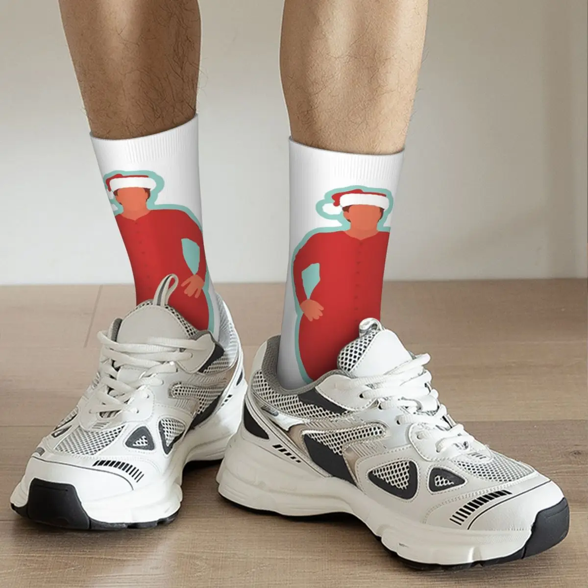 سانتا كلوز - جوارب تيم ألين جوارب هاراجوكو فائقة النعومة لجميع المواسم جوارب طويلة إكسسوارات لهدايا الرجل والمرأة