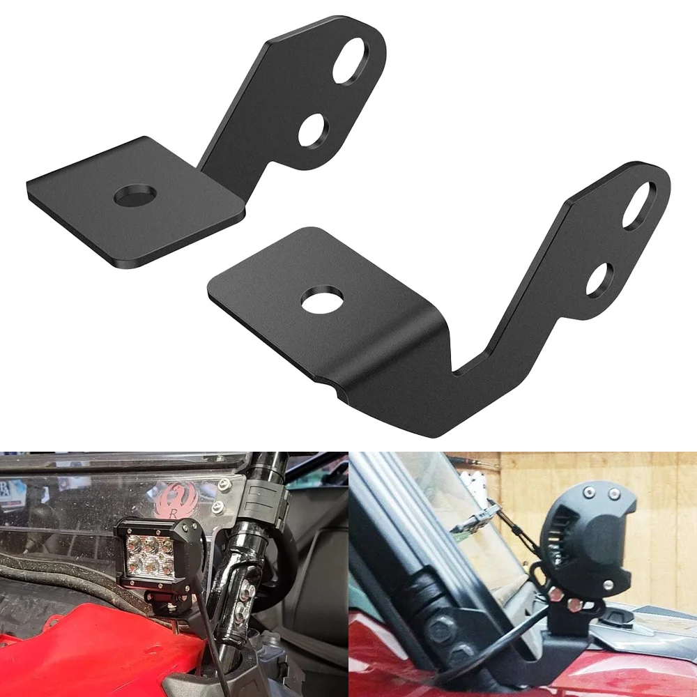 

Универсальные кронштейны для крепления светодиодных фар на передние стойки из нержавеющей стали, подходят для Polaris RZR XP 1000/900/800, аксессуары для UTV