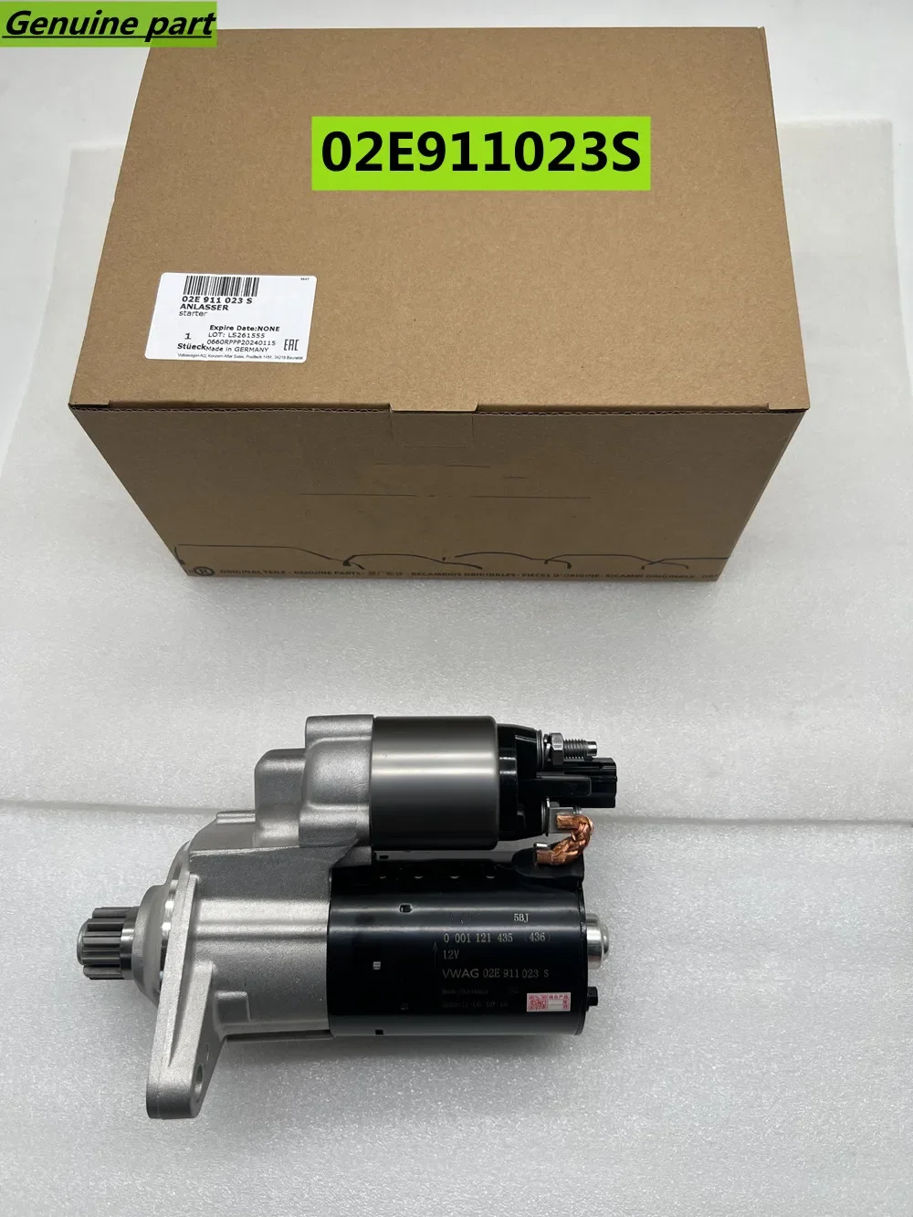 Оригинальный OEM стартер 119214 для Audi A3 S3 TT Quattro Volkswagen VW 2.0L 02E911023S 02E911023SX 0001121435 0001121436