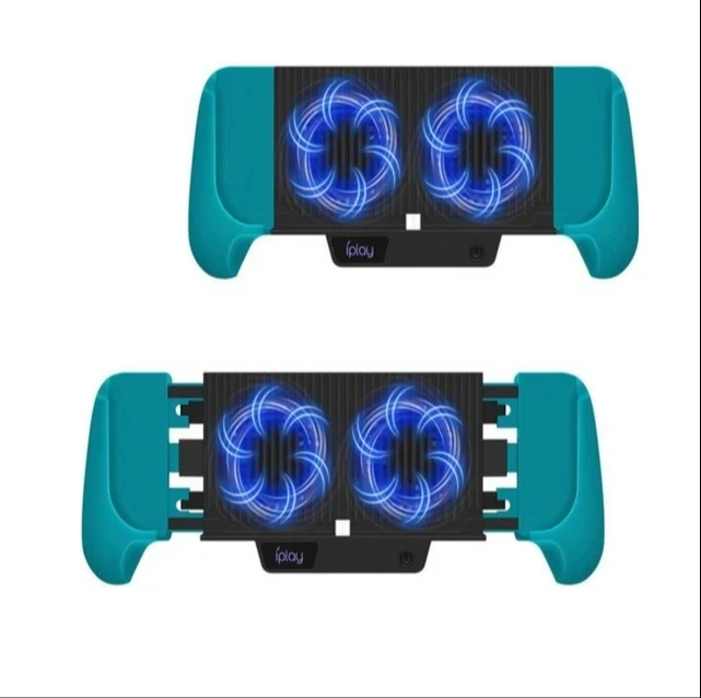 جديد مناسب لمقبض شحن التبريد المضيف نينتندو سويتش لايت NS مقبض حزمة بطارية خارجي 5600 قابل للتمدد مع حامل