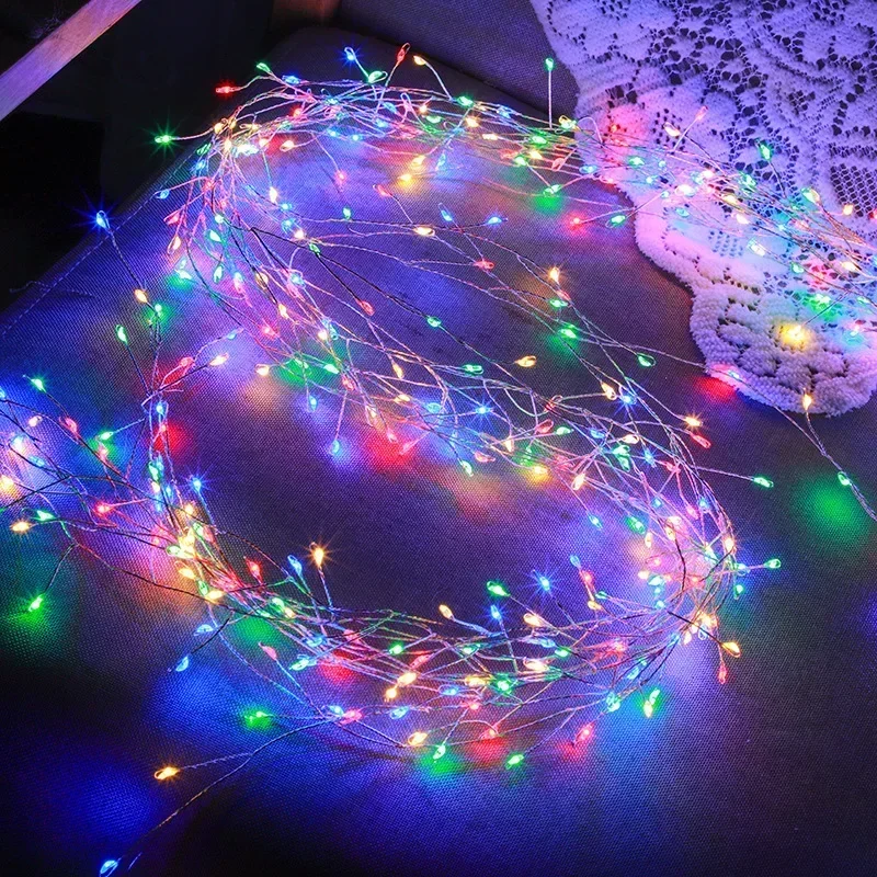 3/6M USB Powered Remote Control Fairy Lights for Wedding Christmas Party Garden Decoration Firecracker String LED Lights