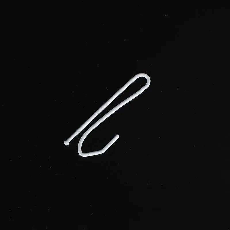 Single Prong Curtain Clips 74 pcs, Easy Simple Operation, Silver Iron Material, for Bathroom Fabric Hanging