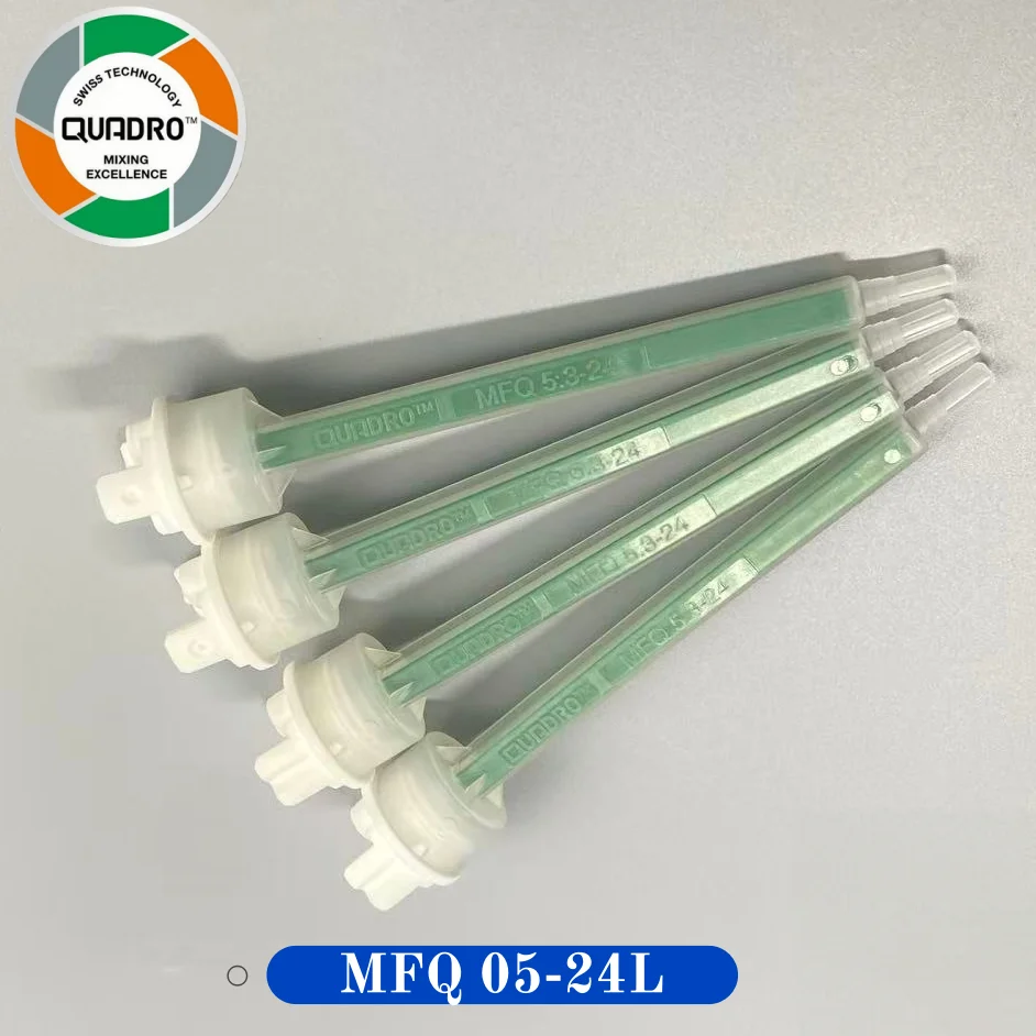 100 pcs QUADRO Medmix Mixpac MFQ 05-16L MFQ 05-24L MFQX 05-16L MFQX 05-24L Mixing Tube Static Mixer Nozzle