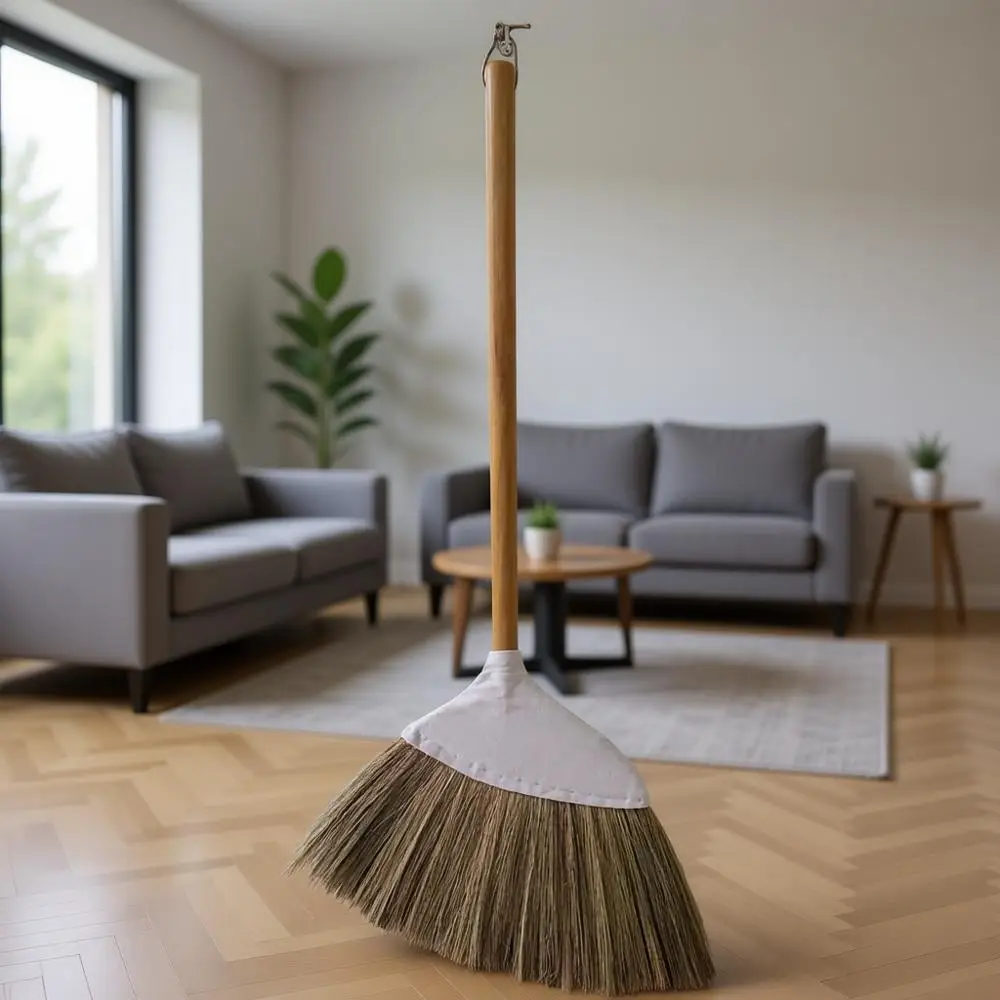 

Вьетнамская метла ручной работы, прочная, идеально подходит для дома или в качестве уникального свадебного подарка, длина 42 дюйма.