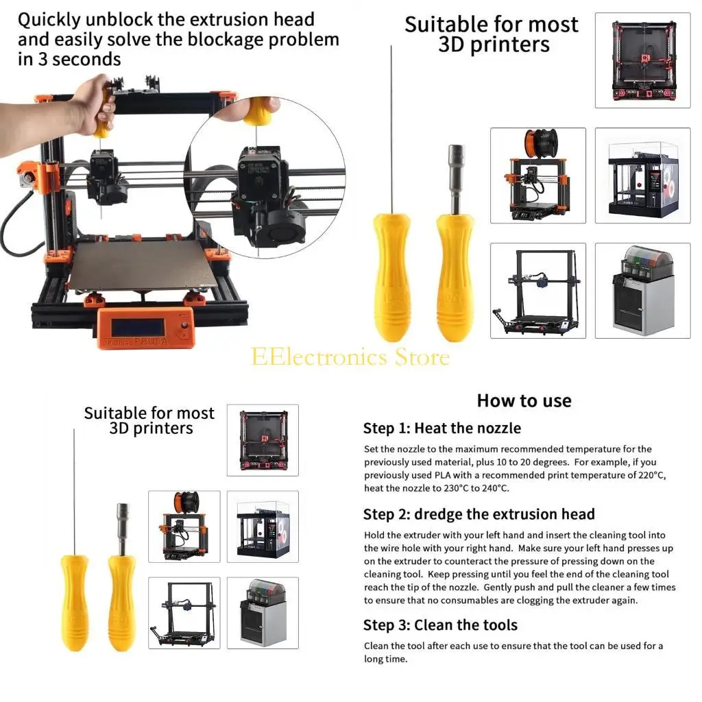 

B03C A должен иметь инструмент для -печати 150 мм 2PCS Eleve для Voron2.4 Ender3