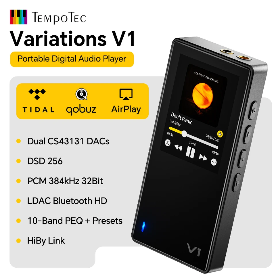 EZHiFi&TempoTec Variations V1-digital audio player, HiFI music