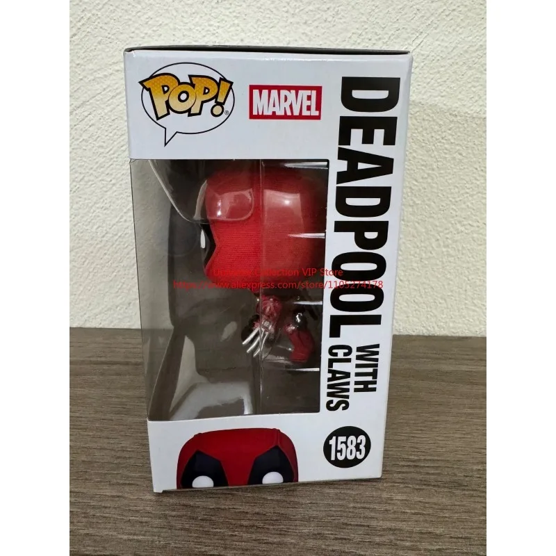 New Funko Pop Deadpool & Wolverine Series Rare No 1583 Deadpool With Claws Figure Desktop Ornament Collection Gift view 2