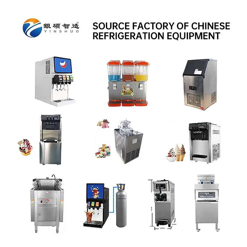 Professional Soda Fountain Machine Stainless Steel 48kg 4 Valve High Efficiency Beverage Equipment For Cafe And Fast Food Shop