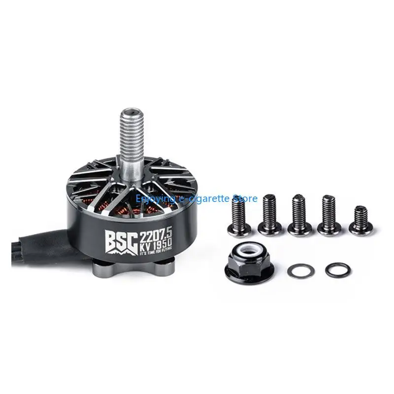 Bürstenloser Metallmotor BSC2207.5 1750KV 1950KV 2100KV Motor für 5-Zoll-FPV-Drohnen-Setup, Gewindewelle für die Installation – Detail 9