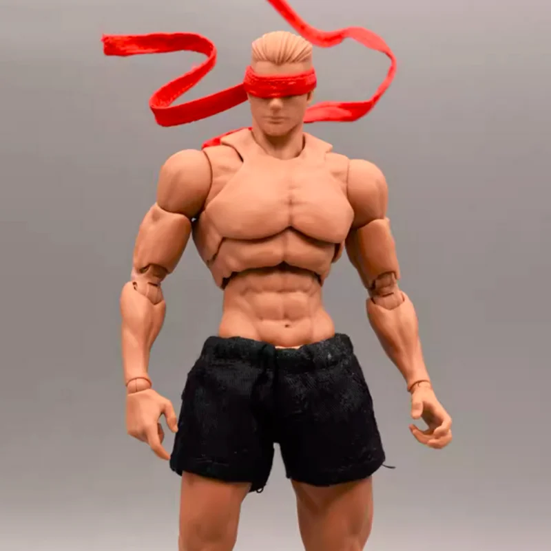 1/12 Male Soldier Clothes Shorts+Red Blindfold Model for 6''romankey