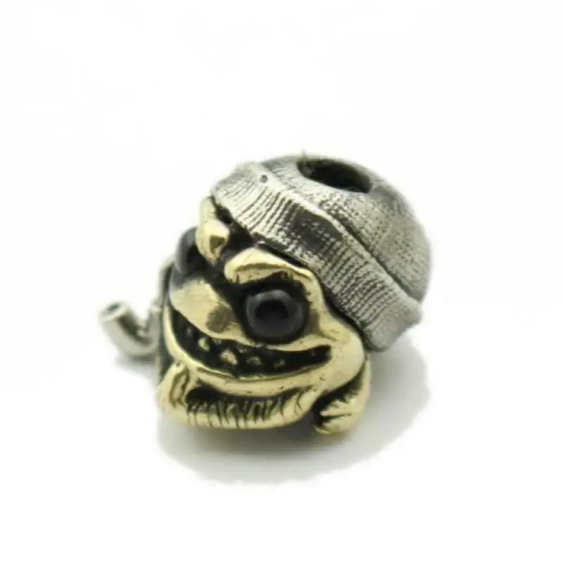 

New Brass Parachute Cord Bead Pendant Knife Lanyard Paracord Bracelet Pendants