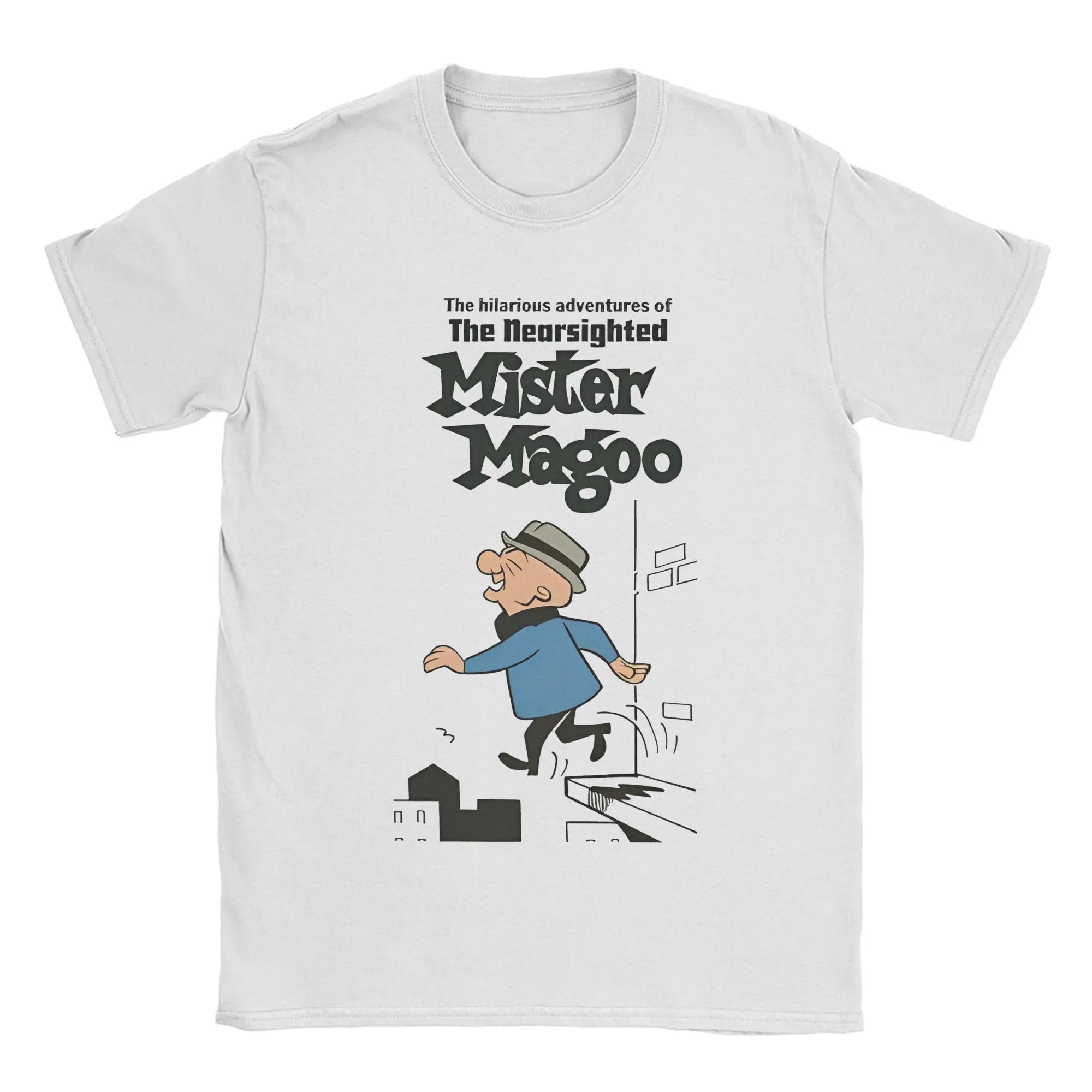 Men Women Print Mr. Magoo Funny T Shirt Tee Cotton  T-shirts Clothing