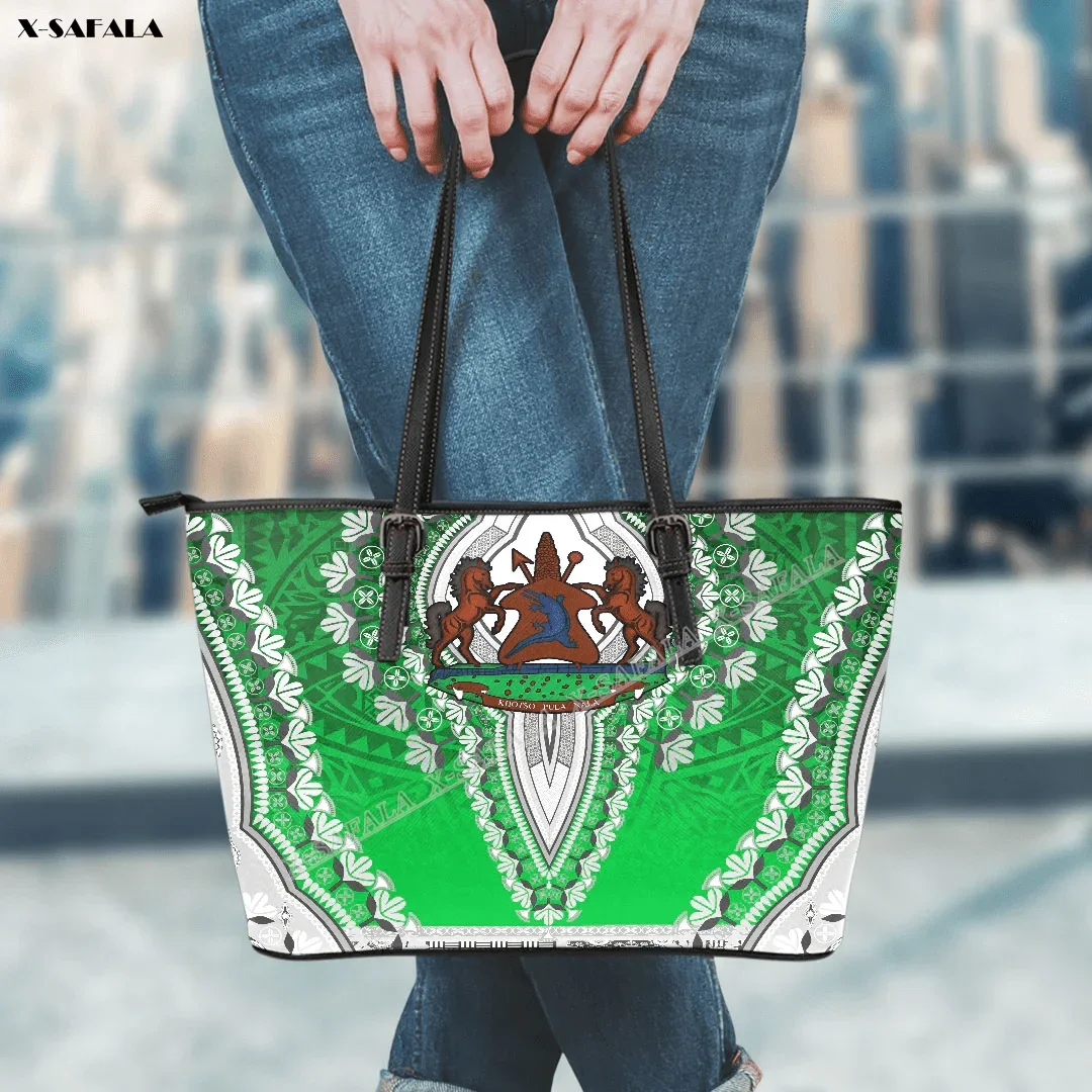 

Kenya Zimbabwe Benin Africa Luggage Cover Vintage African Dashiki Saddle Bag PU Space Leather Material Rectangular Bag Women