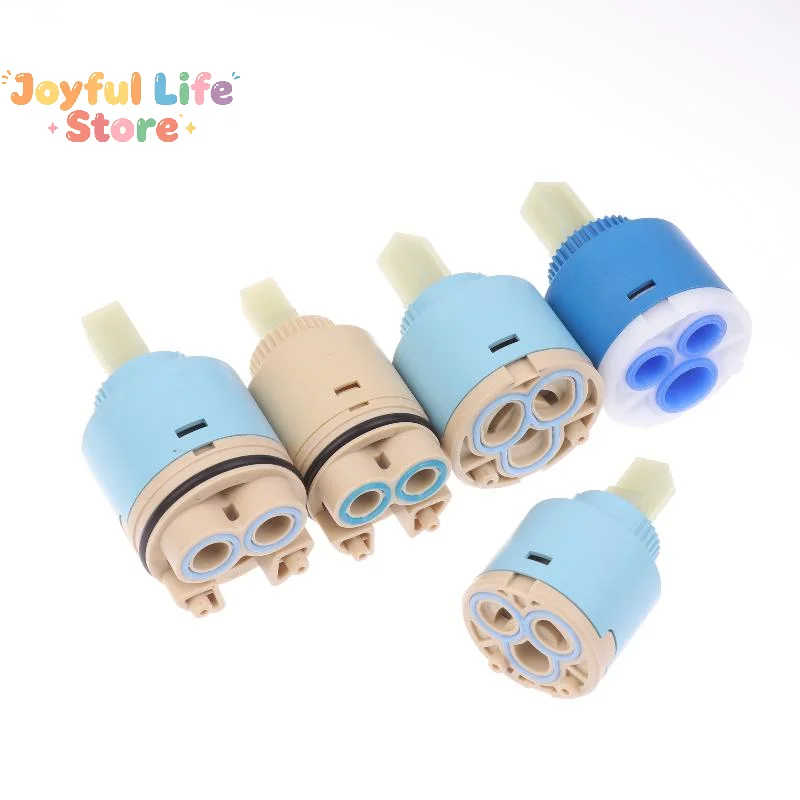 1Pcs Plastic Ceramic Cartridges Ceramic Disc Cartridges Mixer Faucet Thermostatic Cartridges Faucet Disc Valve For Mixer 35/40mm
