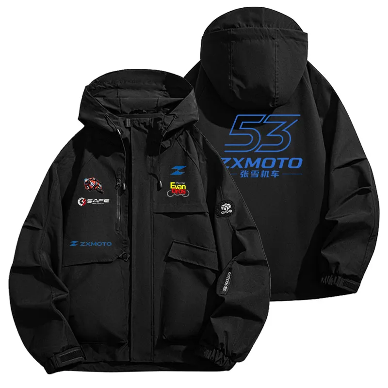 

ZXMOTO Men's Windproof and Waterproof Motorcycle Jacket - Breathable Fishing, Cycling, Camping and Mountaineering Jacket Clothin