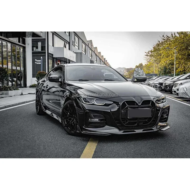 

Sturdy Carbon Fiber Front Bumper Lip Spoiler Apron Three-stage for G22 G23 Coupe 2021 + FRP Front Lip Guard Auto Car Styling