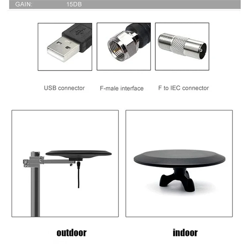 

Y45A-HD TV Digital Antenna Ooutdoor/Indoor TV Anteena Indoor Andoutdoor Dual-Purpose TV Antenna