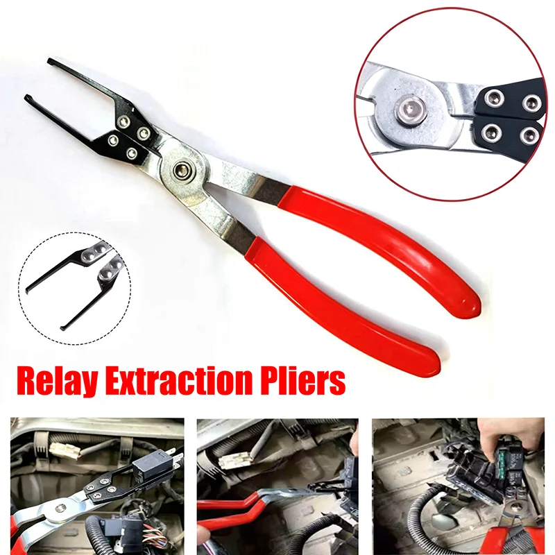 Universal Automotive Relay Disassembly Clamp Fuse Puller Car Remover Pliers Clip Hand Tool Suitable Car Repair Tool Removal Tool