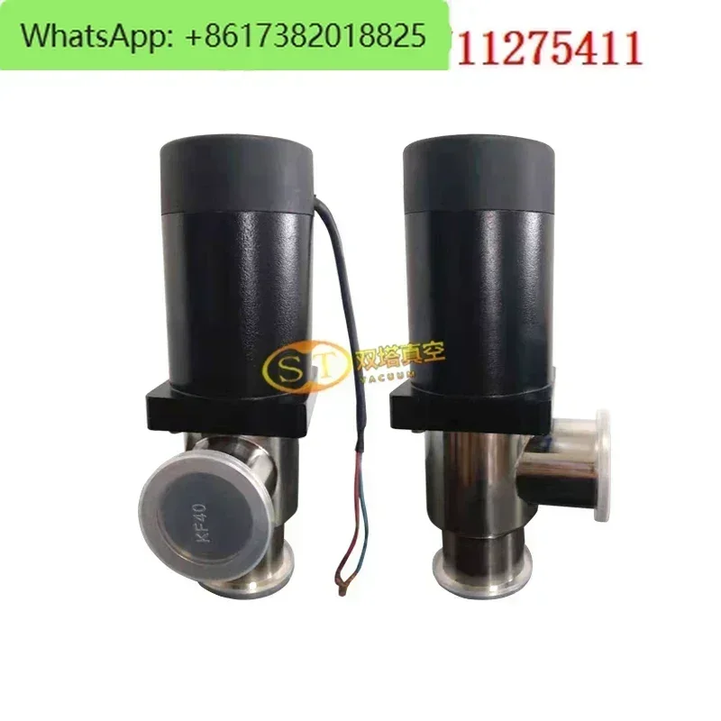 GD/GDC/GDQ-J16/25/40/50KF عالية فراغ دليل هوائي الملف اللولبي صمام زاوية صمام 220 فولت #5