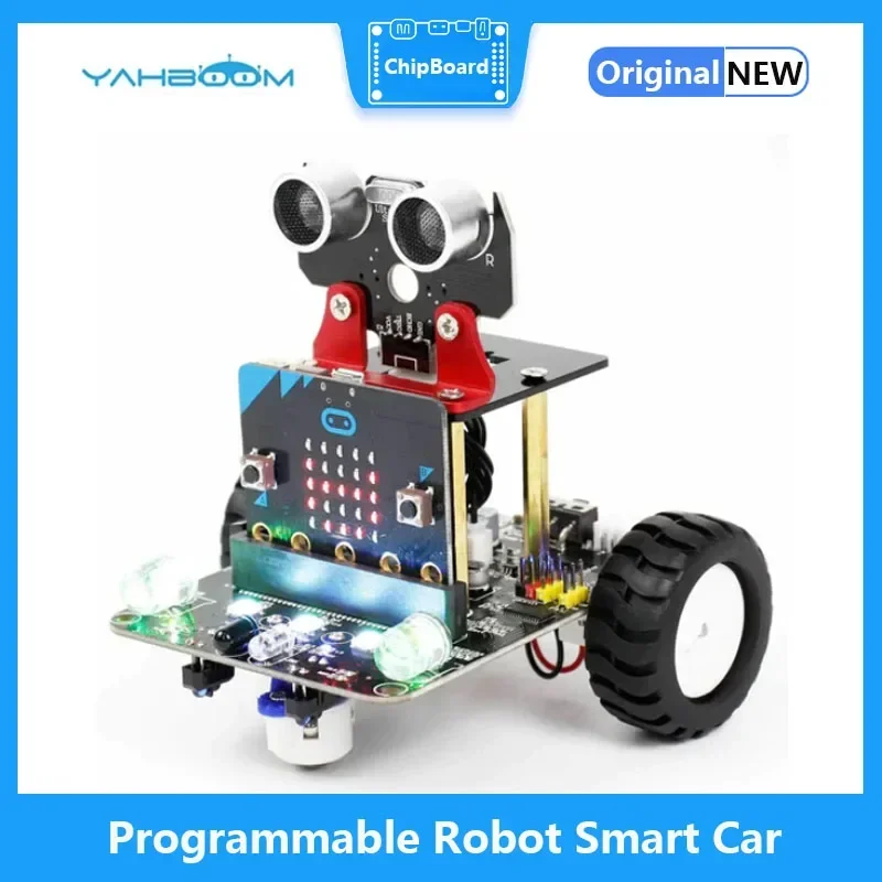 Programmable Robot Smart Car for Kids Learning Coding APP IR Control Compatible with Microbit V2