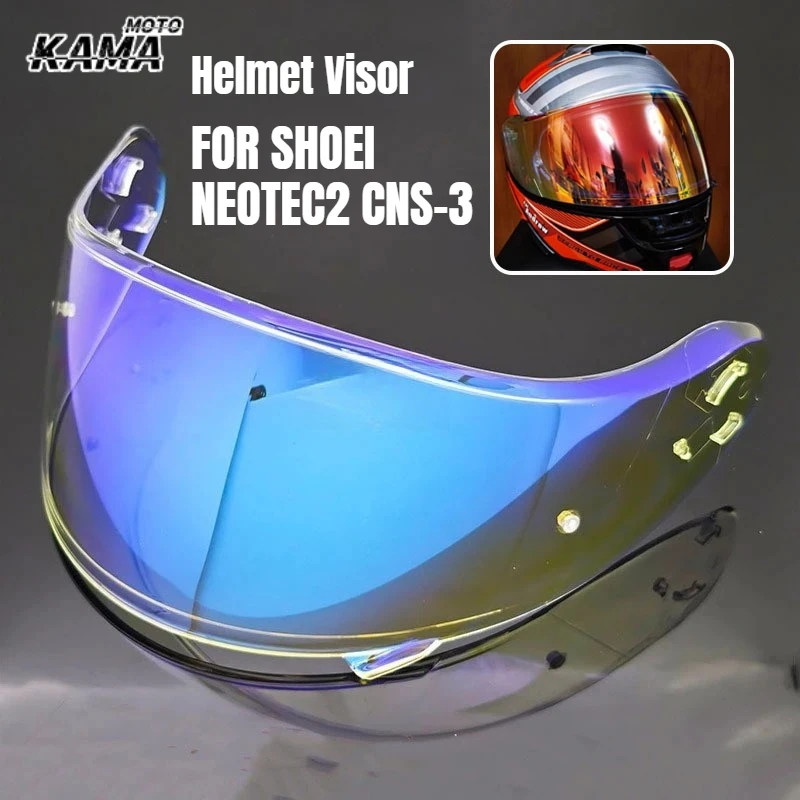 Motorcycle Helmet Visor Lens FOR SHOEI NEOTEC2 CNS-3 Replace Anti-UV Anti-Scratch Dustproof WindShield Motorcycle Accessories
