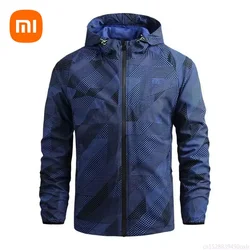 Xiaomi Men‘s Waterproof Hiking Jacket Outdoor Sport Camping Rain Jackets Women Sun UV Protection Clothes Quick Drying Clothing