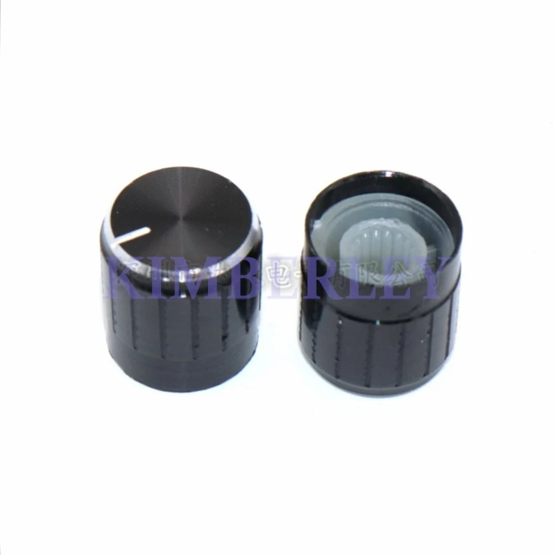 5 Piece Potentiometer Knob Aluminum Alloy Knob Cap 17*17MM Sound Metal Knob Plum Shaft Volume Adjustment Cap
