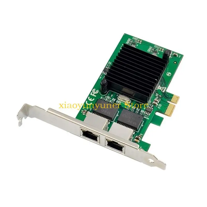 P9JB Dual Port PCI for Express X1 Gigabit Network Card for 82575 RJ45 Ethernet Controller Adapter 1000Mbps Desktop Network Ca