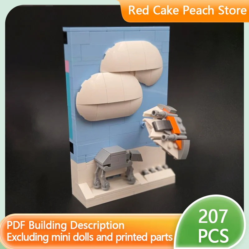 

Star Movies Model MOC Building Bricks Space Movie Ornaments Modular Technology Gifts Holiday Assemble Children Toys Suit