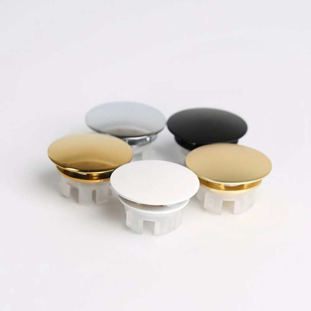 Solid Brass Sink Overflow Cap 22-25 Mm Round Sink Hole Overflow Cover For Bathroom Basin Blanking Cover Bathroom Accessories