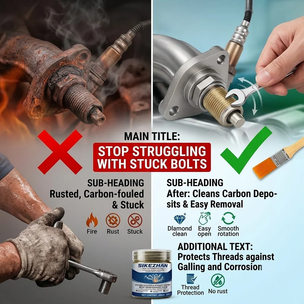 Picture 6: High-Temp Exhaust System & Oxygen Sensor Anti-Seize Lubricant Paste – Prevents Rust, Corrosion & Thread Galling on Metal, 100ml