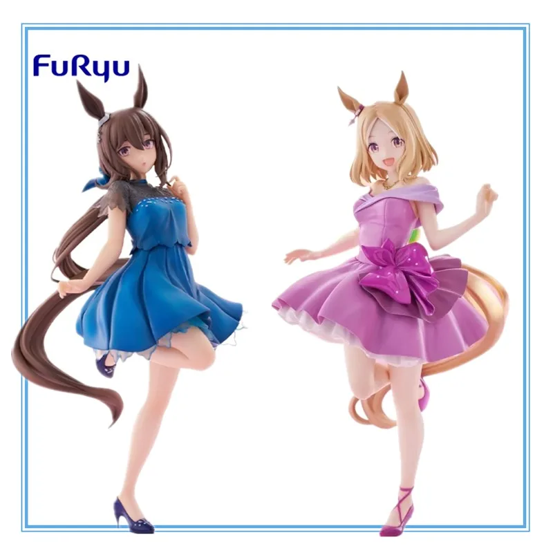 

In Stock Original FURYU Pretty Derby Admire Zhiji Dress PVC 22㎝ Anime Character Desktop Decoration Model Collection Toys Gifts