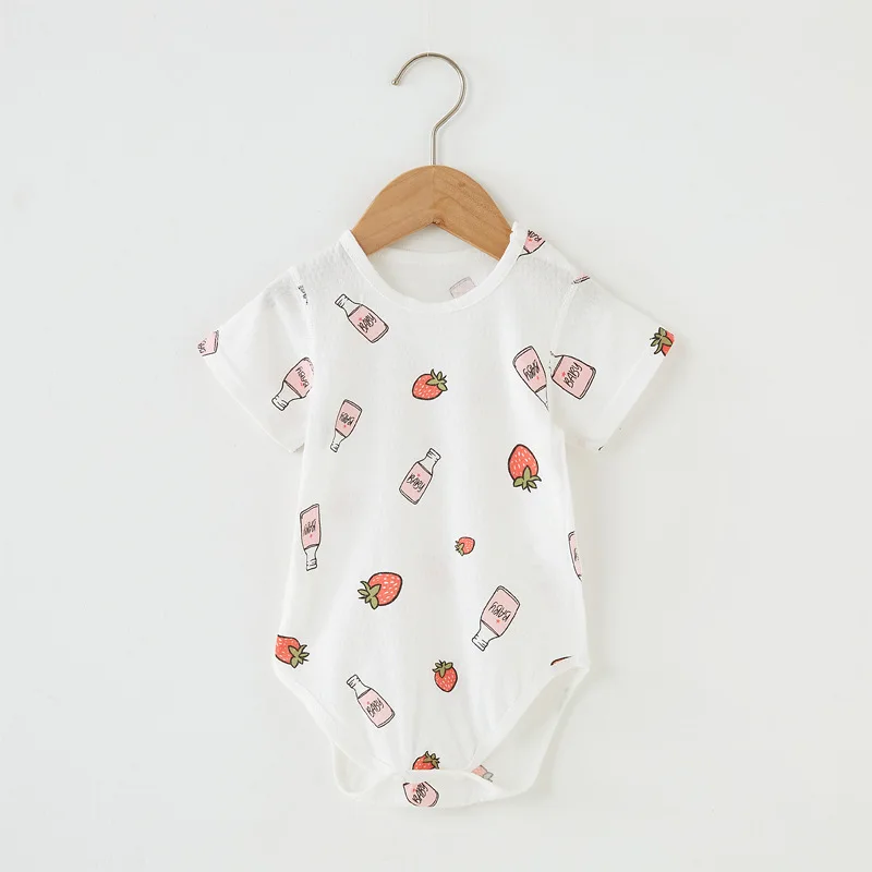 

Summer Cotton Newborn Sleepwear Triangle Romper Baby A Grade Onesie Pajamas Bodysuit Crawler Clothes Baby Soft Cotton Pajamas