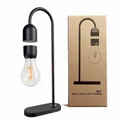 Lampe de Table Flottante avec Ampoule Magnétique, Veilleuse pour Chambre à Coucher