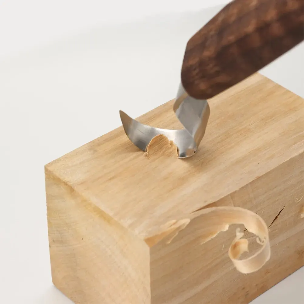 1pc Woodworking Carving Knife Set DIY Hook Knife Professional Carving Tools Curved Wood Scraper Durable Wood