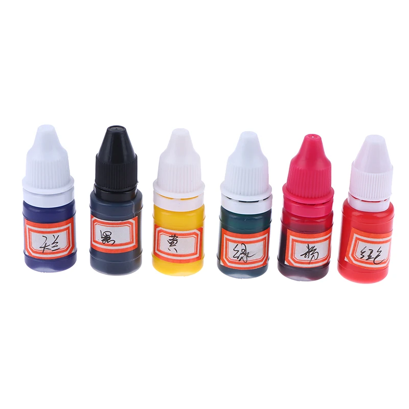 10ml Flash Refill Ink Color Inking Seal Stamp Oil For Wood Paper Wedding Scrapbooking Making Seal Office School Supplies