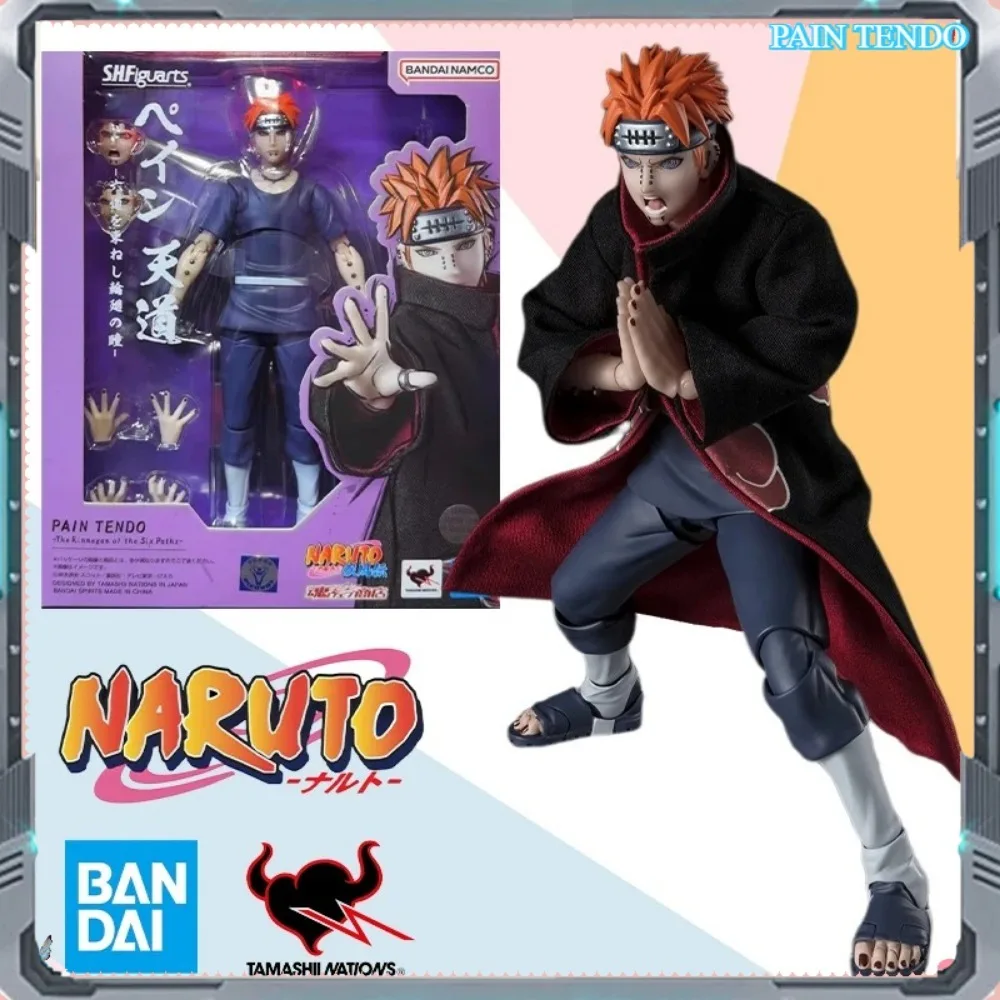 

Original box Bandai SHF NARUTO UZUMAKI PAIN TENDO Anime Figures Assembled Model Movable Joints High Quality Collectible Toys
