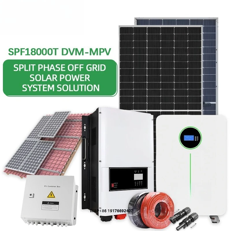 10 Years Warranty 18KW 12KW Solar Energy System for Home 18KW 6KW