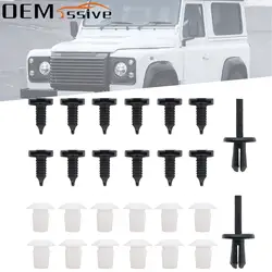 26Pcs Trim Panel Clips Moulding Fixing Interior Headlining Lining Fastener Grommet Retainer Screw Fender For Land Rover Defender