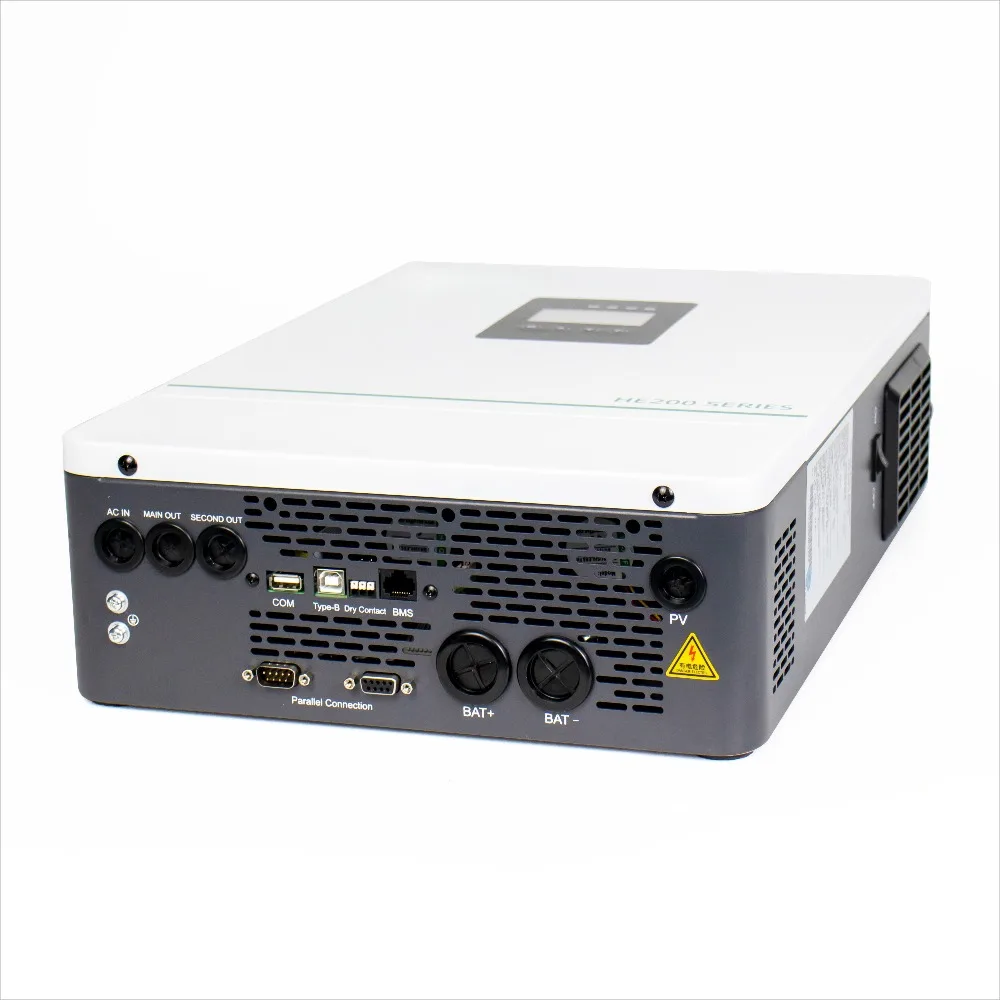 Smart 48V Hybrid Solar Inverter 6.2KW MPPT Single Phase Best Off-Grid with 9 Parallel Single Support Inverter