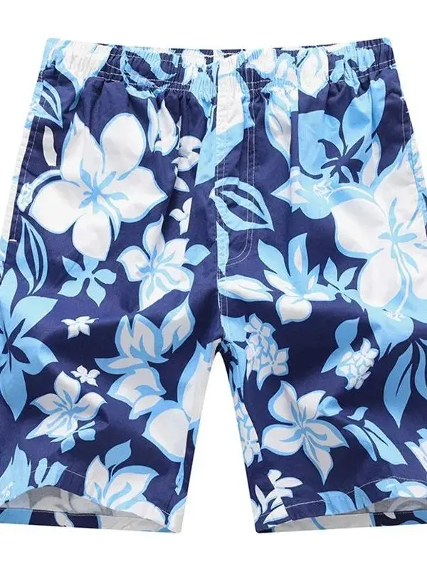 

Loose Fit 3D Printed Sports Shorts for Men Comfortable Elastic Waist Polyester Fiber All Season Casual Wear XJGOOD Brand