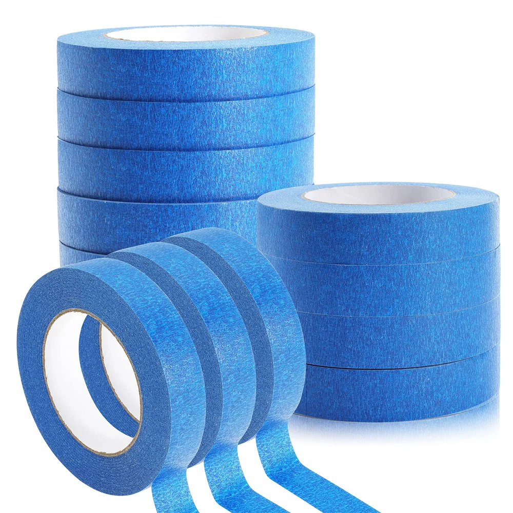 50m/Roll Blue Paint Washi Tape Multi-Surface Masking Removal For Security Wall Painting Crafts Art Construction Renovation Home
