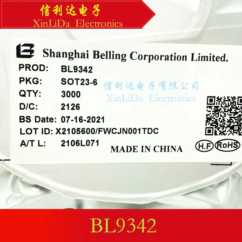 BL9342 The marking code **JN SOT23-6 DC-DC power Switching regulator chip New and original