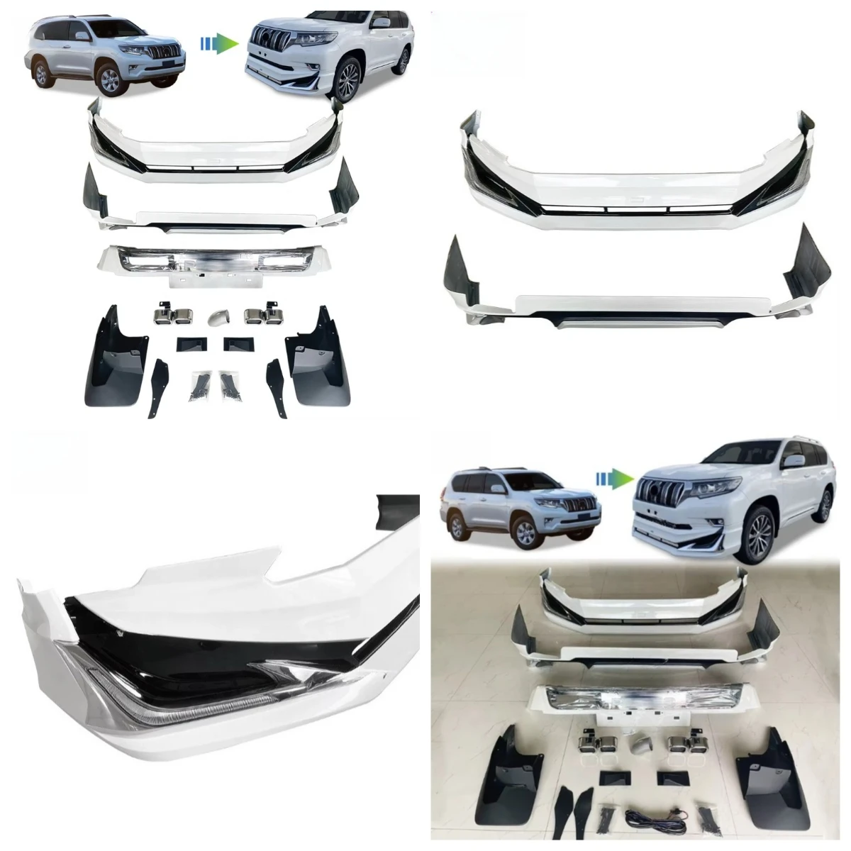 

Stlf Factory Price Upgrade To 2018 T-RD Car Body Kits Face Lift For 2018 Bodykit