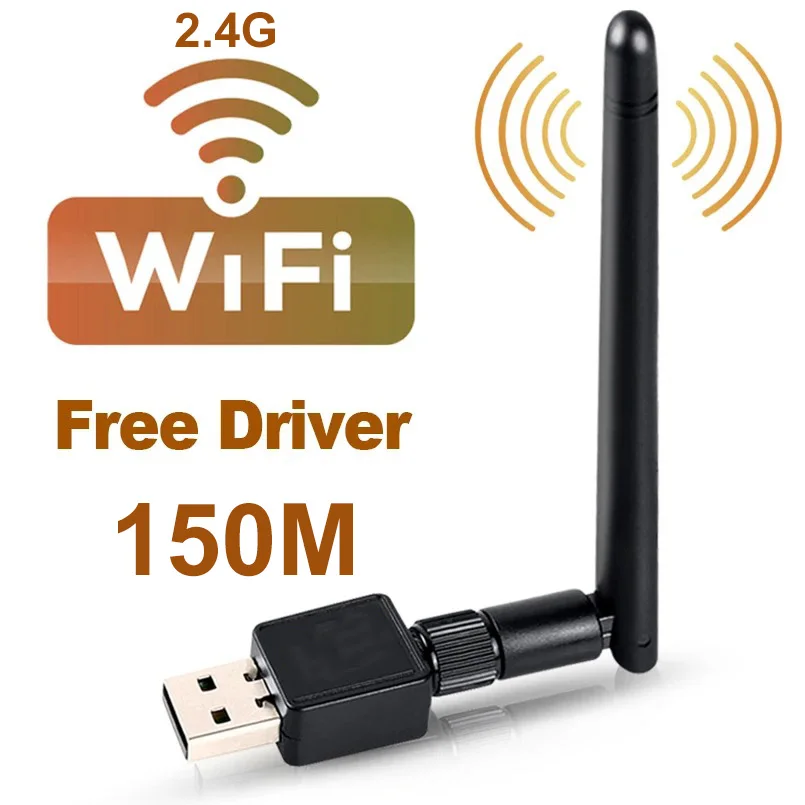 

USB WiFi 150Mbps Adapter MT7601 USB WIFI Adapter Mini Network Card 802.11b/n/g/ac Network LAN Card Wifi Dongle for PC Receiver