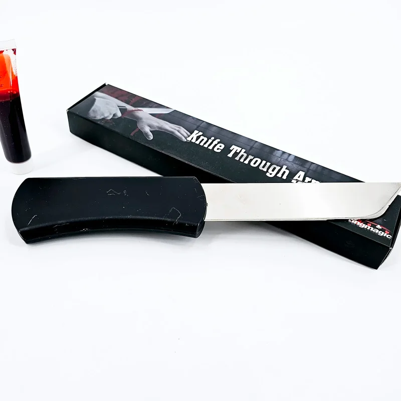 ナイフスルーアーム（血まみれの腕ナイフ）モンスターブラッドステージマジックトリック小道具イリュージョンギミックマジシャンアクセサリー面白い