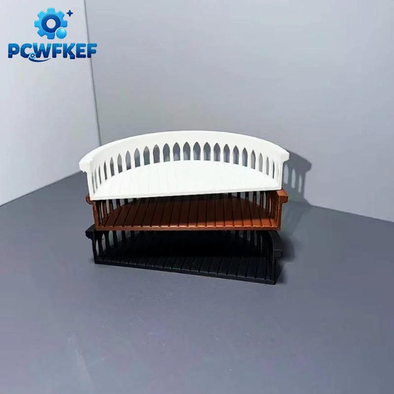 Dollhouse Furniture Storage Rack 1Pcs European Wall Mounted Shelf for DIY Room Scene Decoration